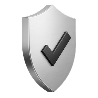 Icono 3D con señal de verificación en la página Cómo funciona de Rayo Fondivo