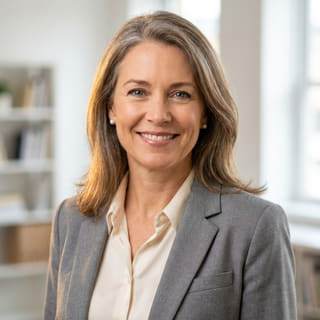 Foto de perfil de Sarah Coleman, quien aparece como directora financiera en Rayo Fondivo
